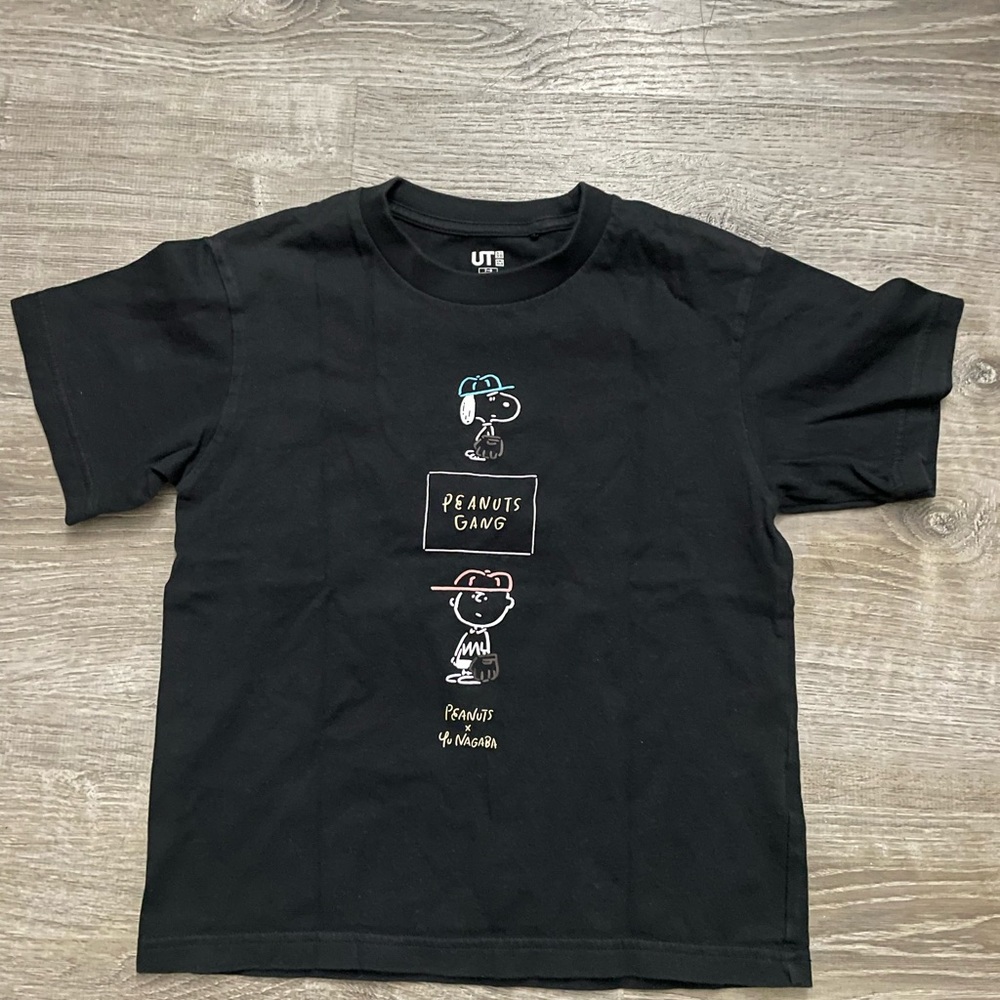 Uniqlo x peanuts x Yu Nagaba Tee Size 7-8